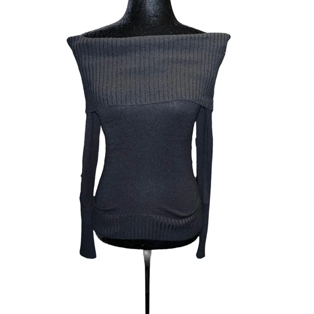 BCBGMAXAZRIA Woman’s Off Shoulder Sweater - Picture 2 of 7